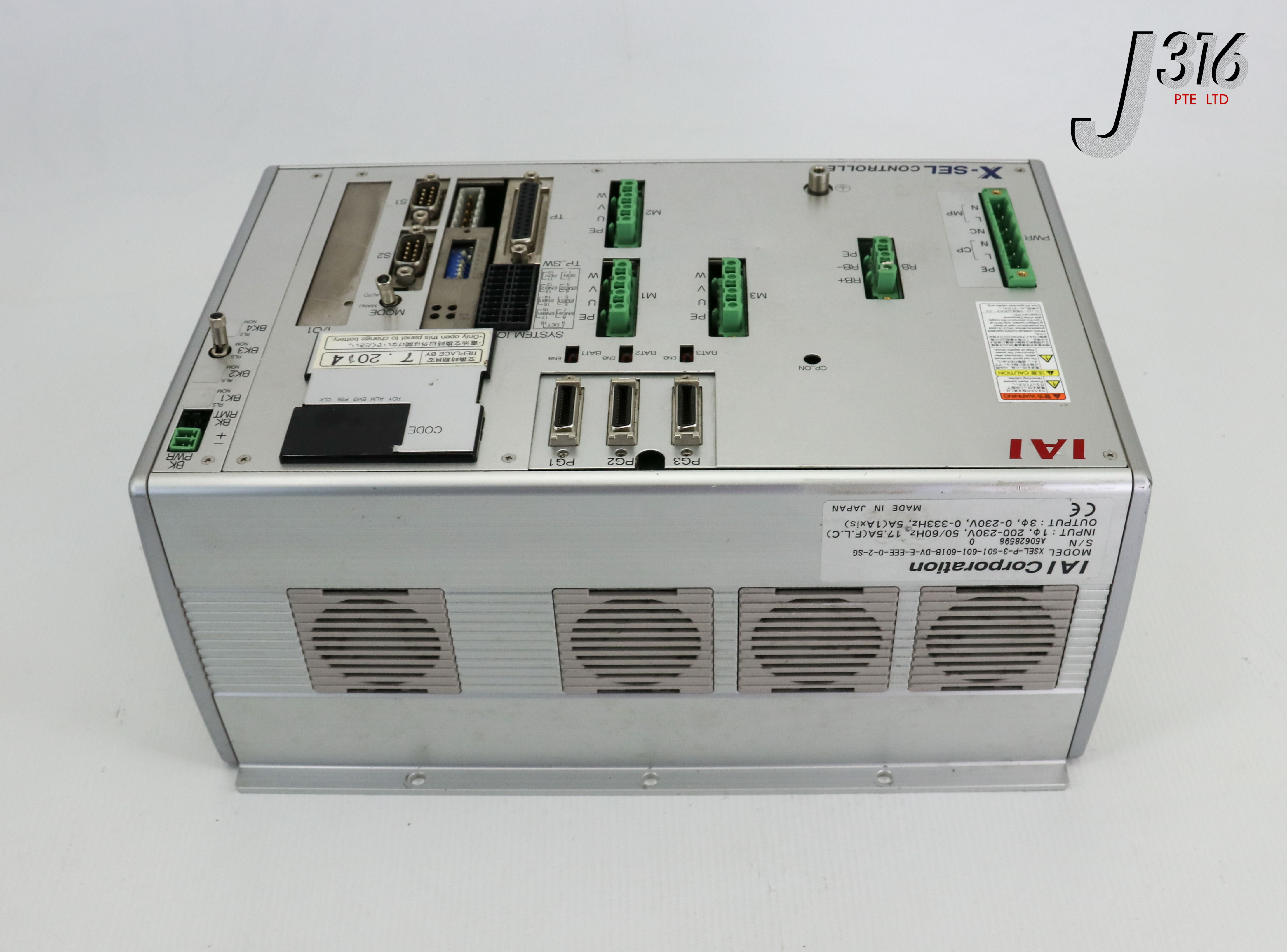 25598 IAI X-SEL CONTROLLER XSEL-P-3-60I-60I-60IB-DV-E-EEE-0-2-SG